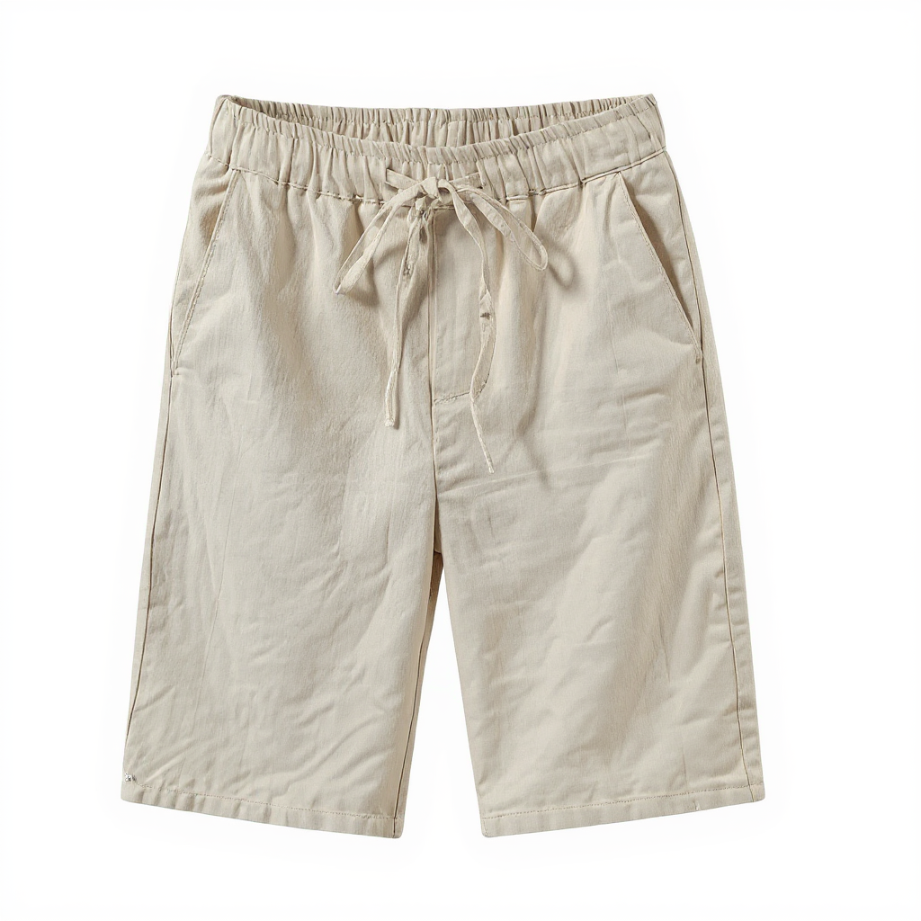 Men's Eclano Cotton and Linen Shorts