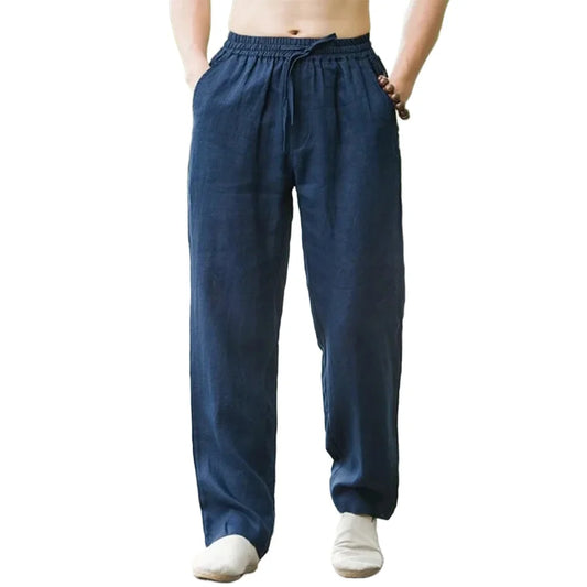 Eclano Men’s Beach Jogger Pants – Cotton & Linen