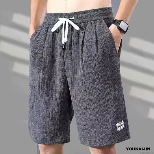 Eclano Men’s Silk Shorts – Loose Fit, Breathable with Drawstring Waist