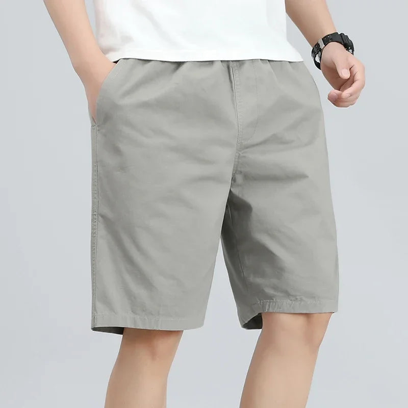 Eclano Plus Size Men’s Shorts – Casual Cotton