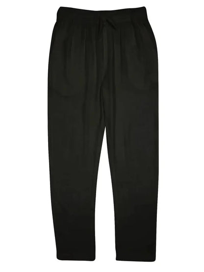 Eclano Men’s Summer Casual Pants – Lightweight Loose Fit Linen with Drawstring