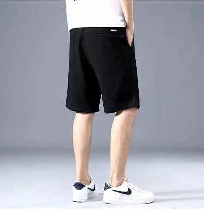 Eclano Men’s Silk Shorts – Loose Fit, Breathable with Drawstring Waist