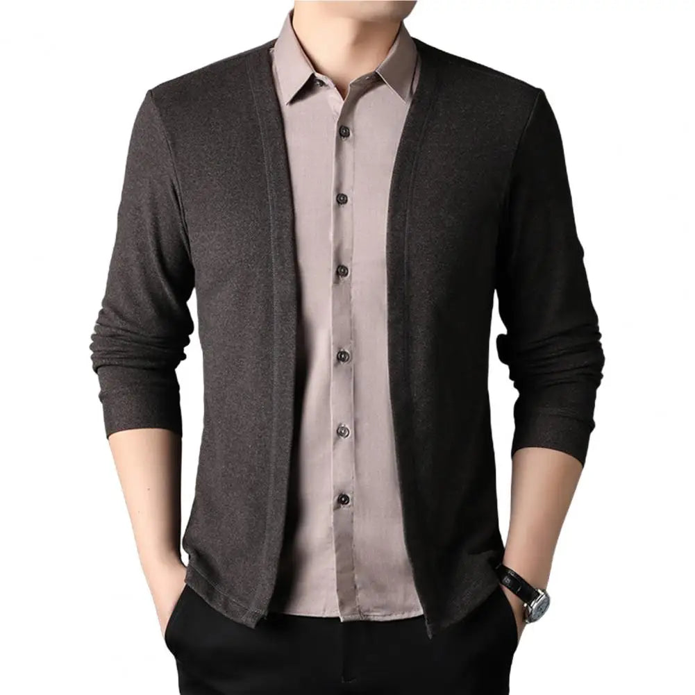 Men’s Cardigan with Traditional Collar – Casual and Sophisticated Style