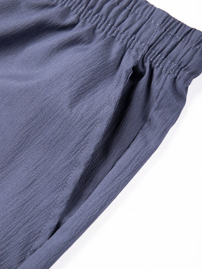 Eclano Men’s Summer Breathable Shorts – Lightweight Loose Fit with Drawstring