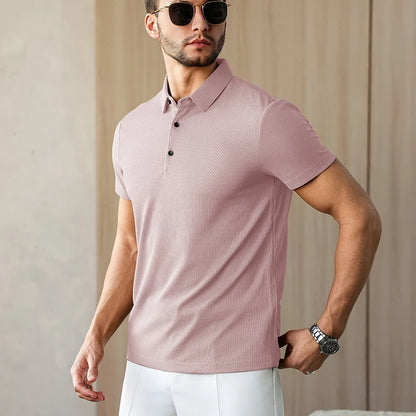 Eclano Men’s Business Casual Polo Shirt