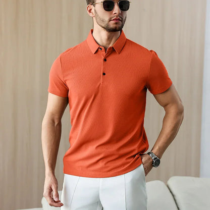 Eclano Men’s Business Casual Polo Shirt