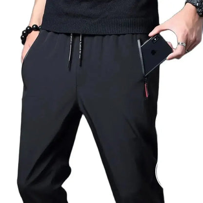 Eclano Men’s Casual Stretch Slim Fit Jogger Pants – Elastic Waist