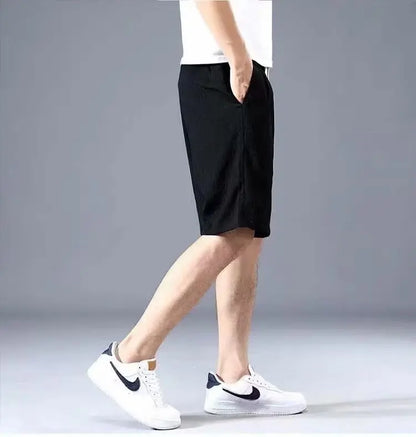 Eclano Men’s Silk Shorts – Loose Fit, Breathable with Drawstring Waist