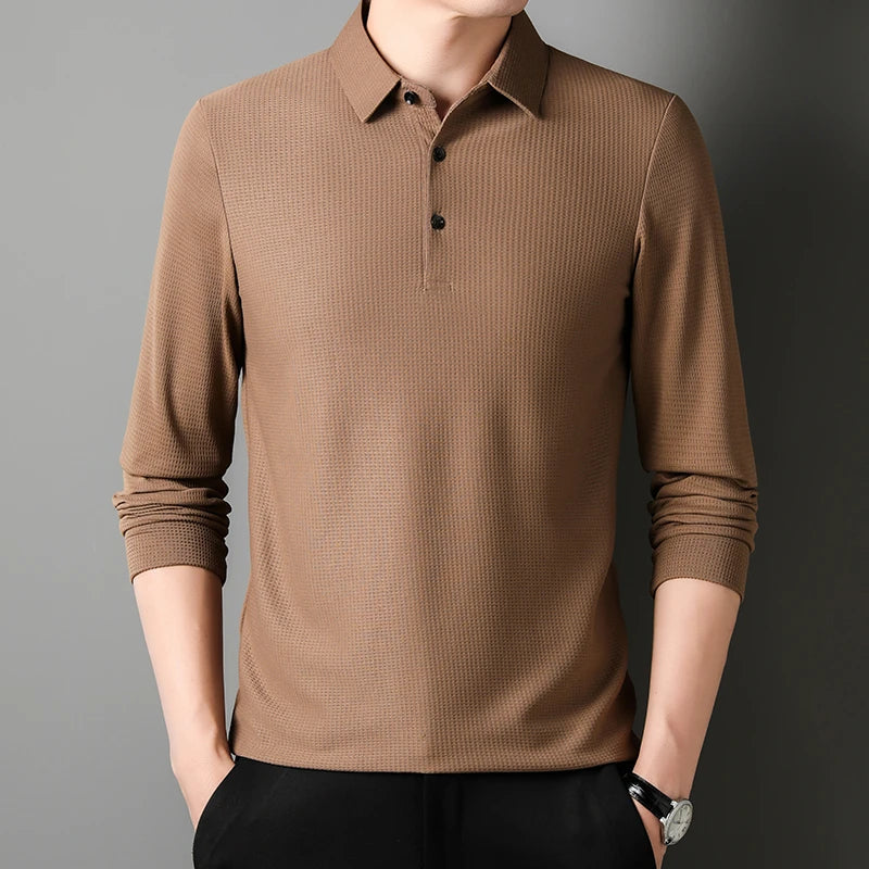 Eclano Men’s Long Sleeve Polo