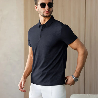 Eclano Men’s Business Casual Polo Shirt