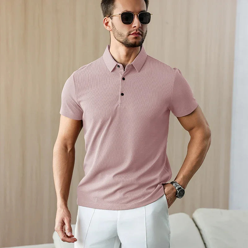 Eclano Men’s Business Casual Polo Shirt