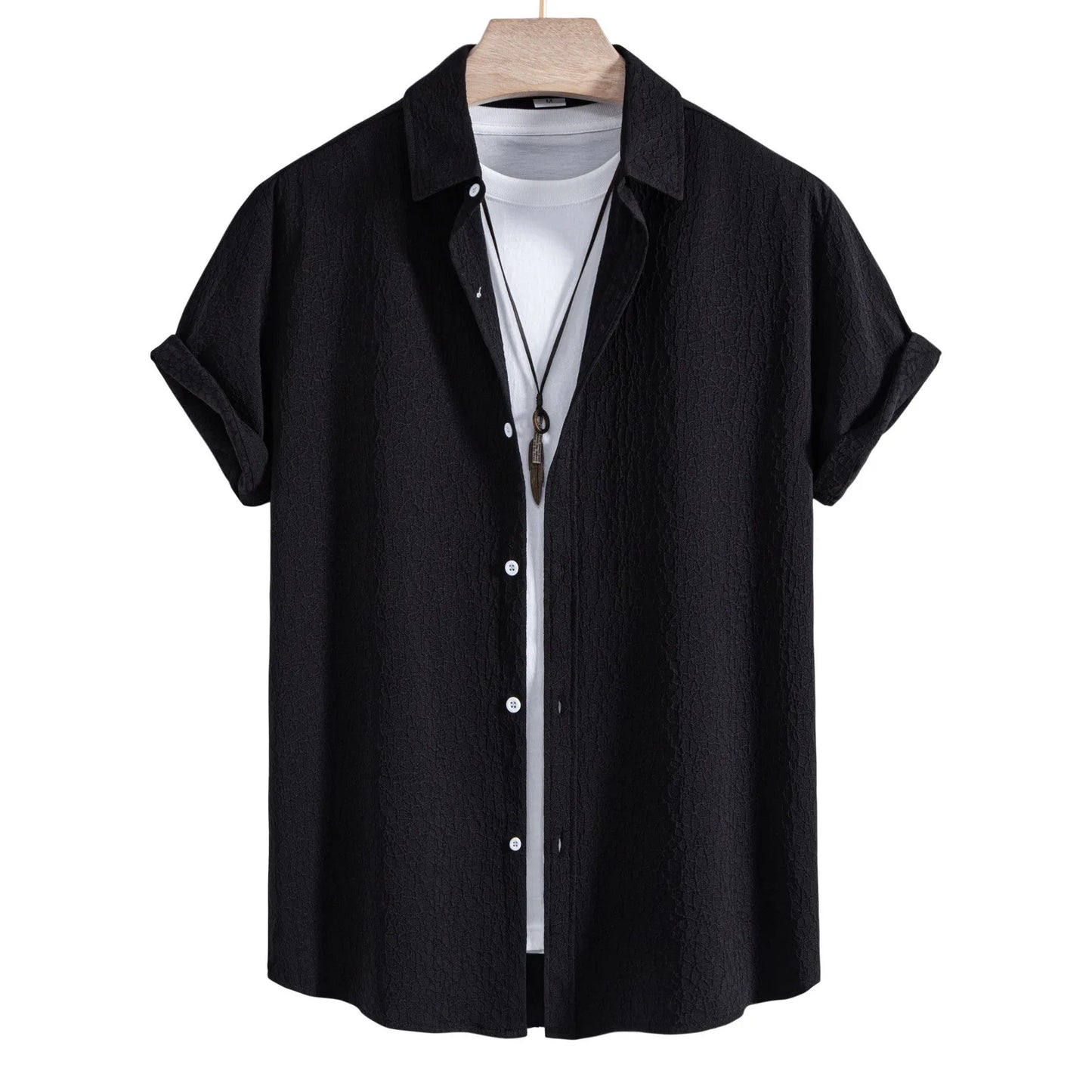 Eclano Men’s 2-Piece Set – Short Sleeve Shirt & Shorts