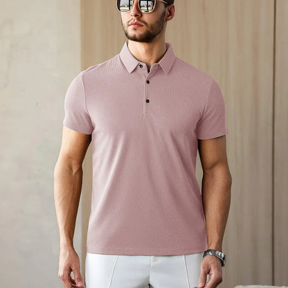 Eclano Men’s Business Casual Polo Shirt
