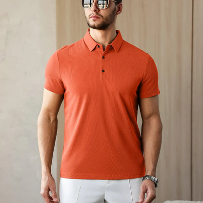 Eclano Men’s Business Casual Polo Shirt