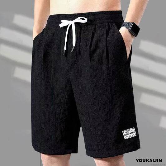 Eclano Men’s Silk Shorts – Loose Fit, Breathable with Drawstring Waist