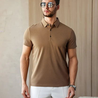 Eclano Men’s Business Casual Polo Shirt