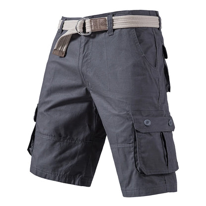 Eclano Men’s Cargo Knee Shorts – Plus Size Cotton