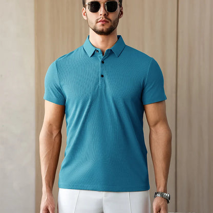 Eclano Men’s Business Casual Polo Shirt