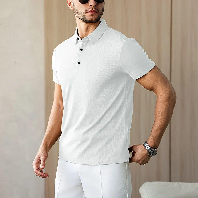 Eclano Men’s Business Casual Polo Shirt