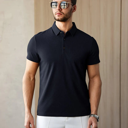 Eclano Men’s Business Casual Polo Shirt