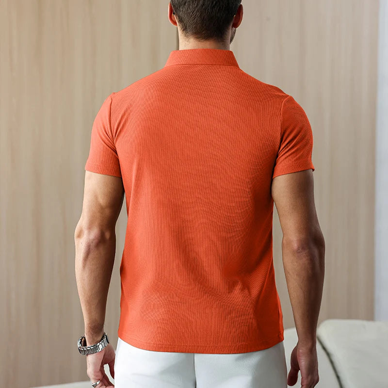 Eclano Men’s Business Casual Polo Shirt