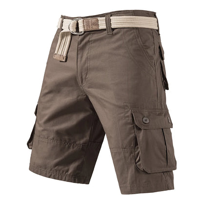 Eclano Men’s Cargo Knee Shorts – Plus Size Cotton
