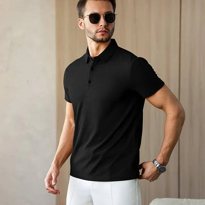 Eclano Men’s Business Casual Polo Shirt