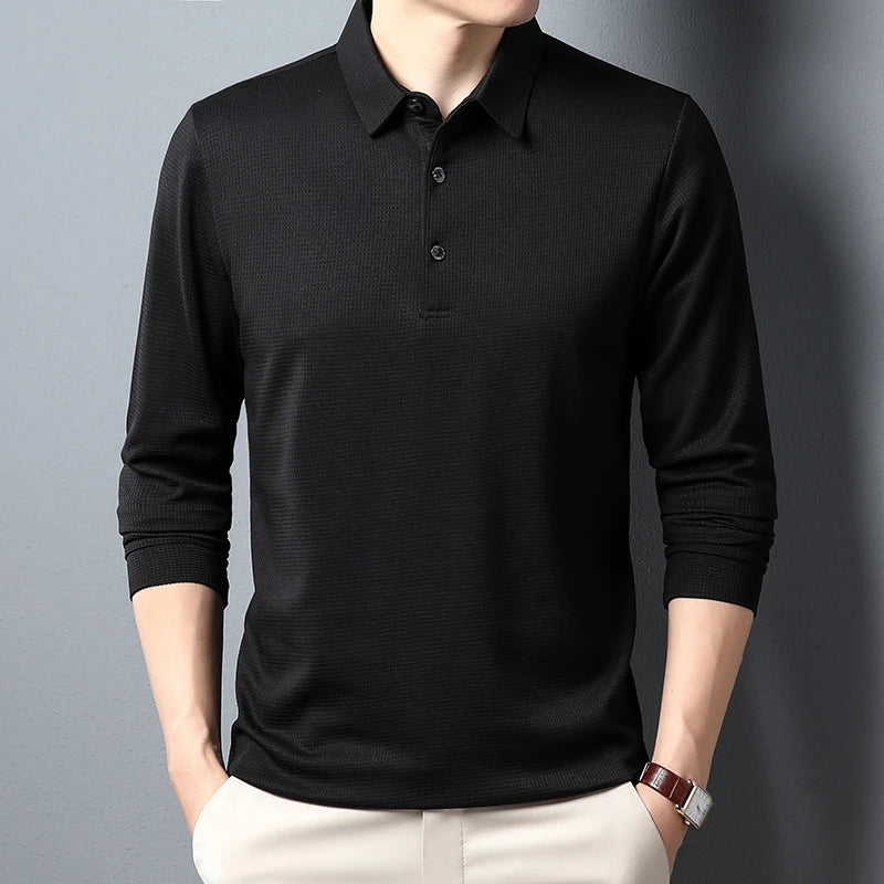 Eclano Men’s Long Sleeve Polo