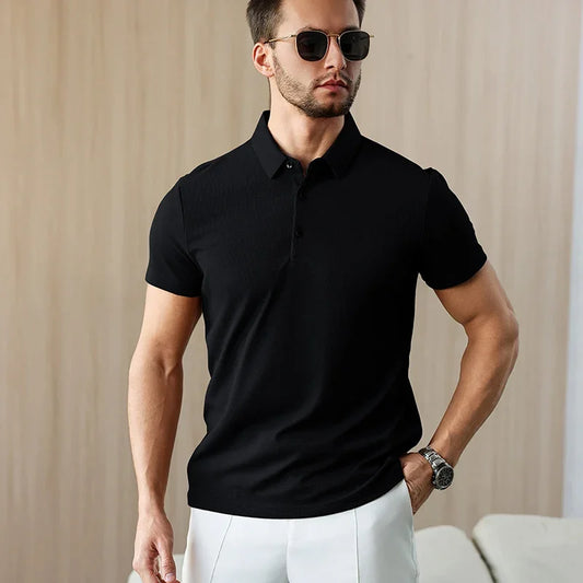 Eclano Men’s Business Casual Polo Shirt