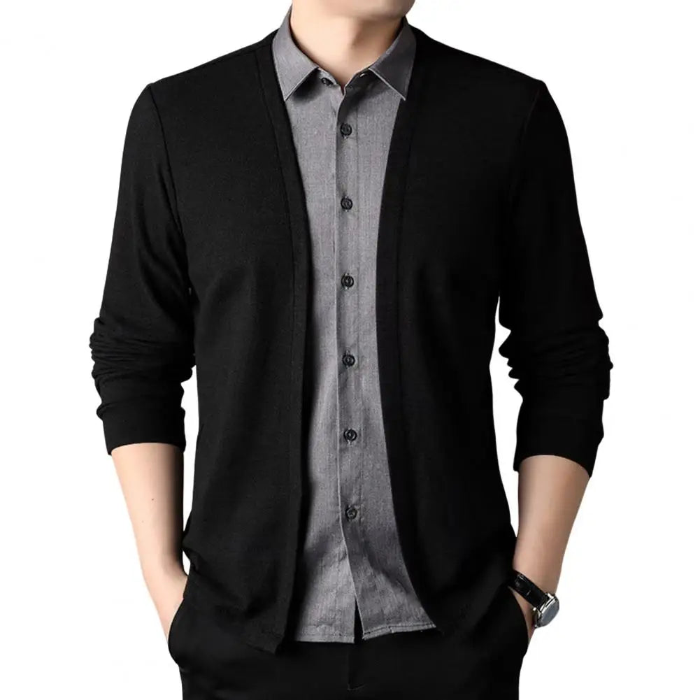 Men’s Cardigan with Traditional Collar – Casual and Sophisticated Style