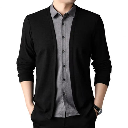 Men’s Cardigan with Traditional Collar – Casual and Sophisticated Style