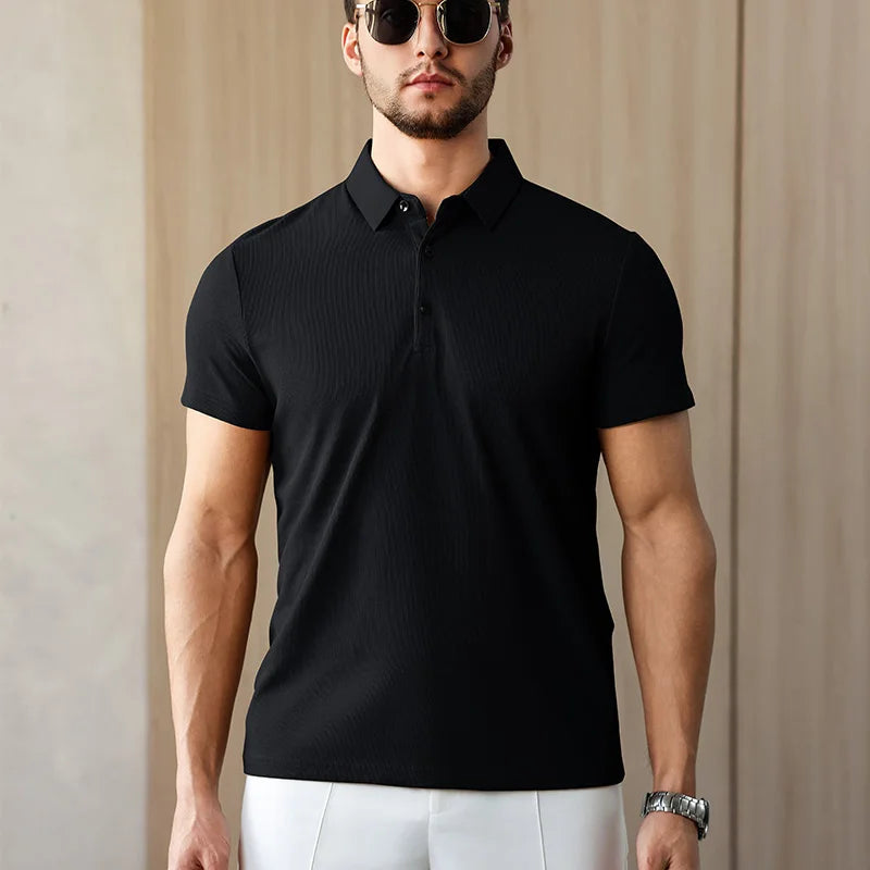 Eclano Men’s Business Casual Polo Shirt