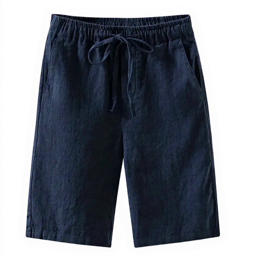 Men's Eclano Cotton and Linen Shorts